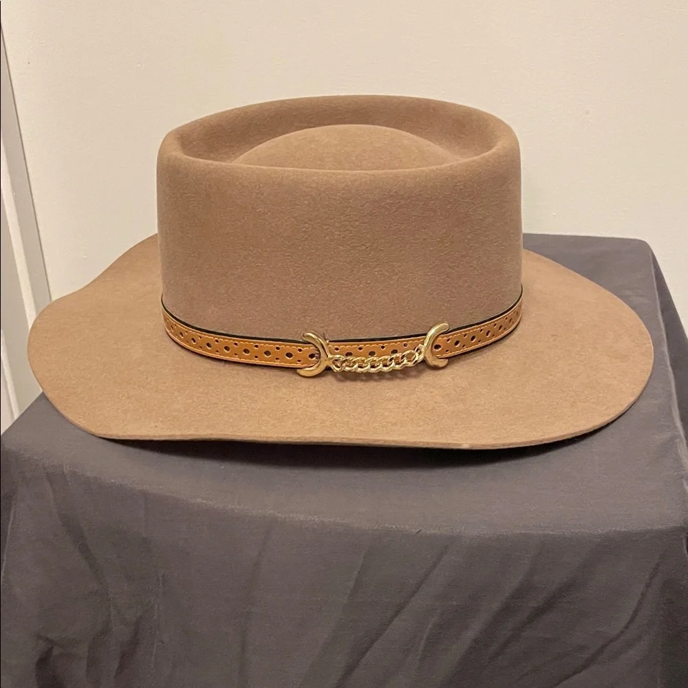 Unisex Akubra Made in Australia Dallas Style Felt Hat Size 56 - Picture 1 of 10
